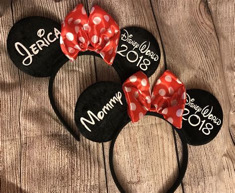 minnie ears etsy|personalized minnie ears.